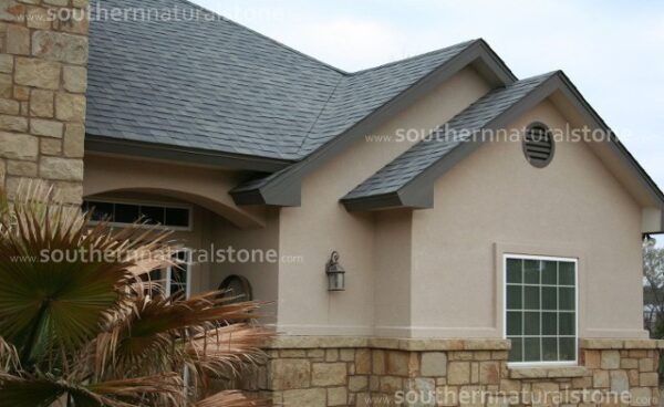 Irish cream wall front of a house