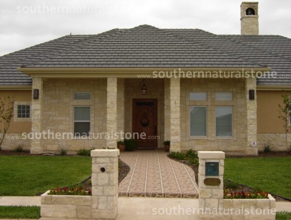 Front door with a big front gate